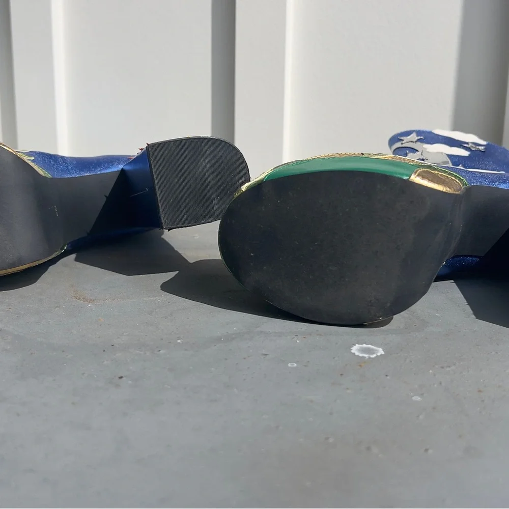 Colorful, 70's Glam Rock Inspired Platform  Boots - Picture 6 of 6